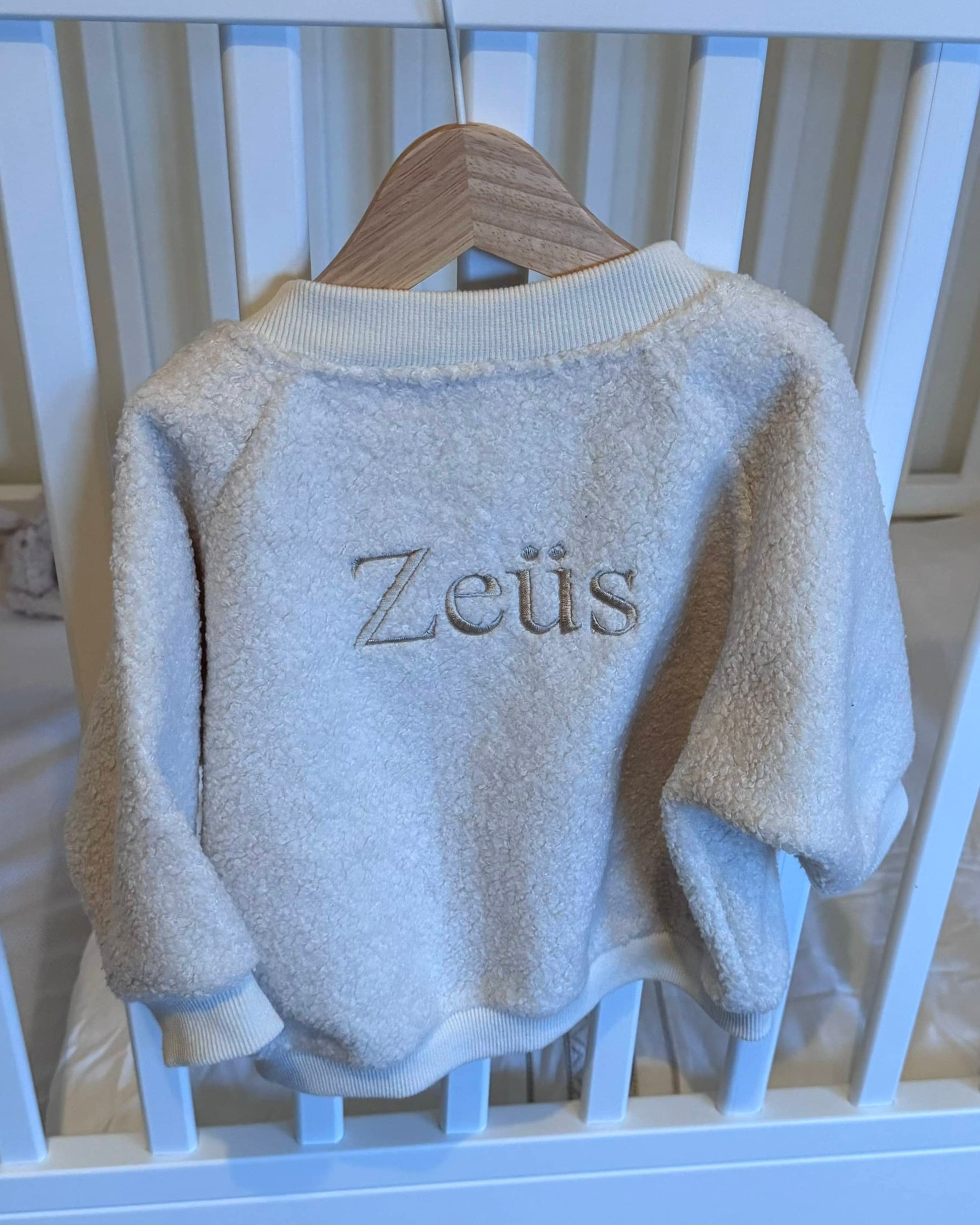 Baby, jas, teddy jasje, baby outfit, peuter, neutrale babykleding, babykleding